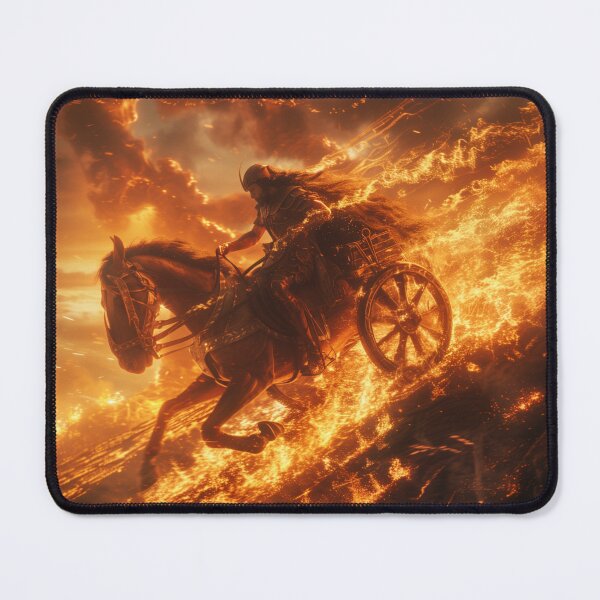 Item preview, Warrior in flaming chariot designed and sold by palmyst.