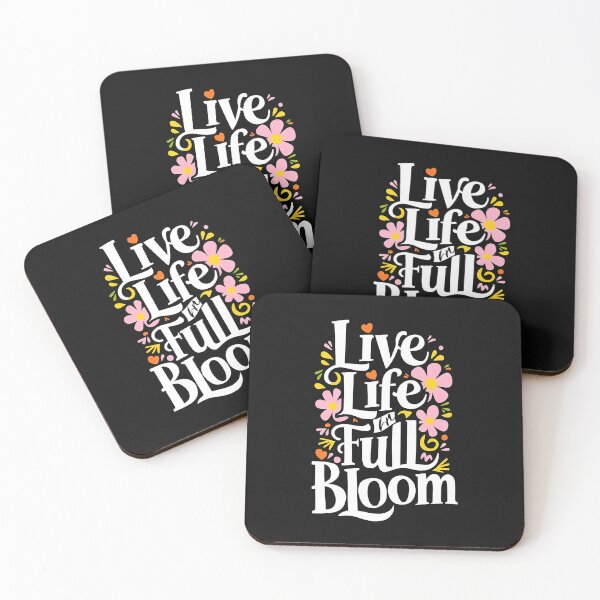 Item preview, Live Life in Full Bloom designed and sold by Buyfastcart.