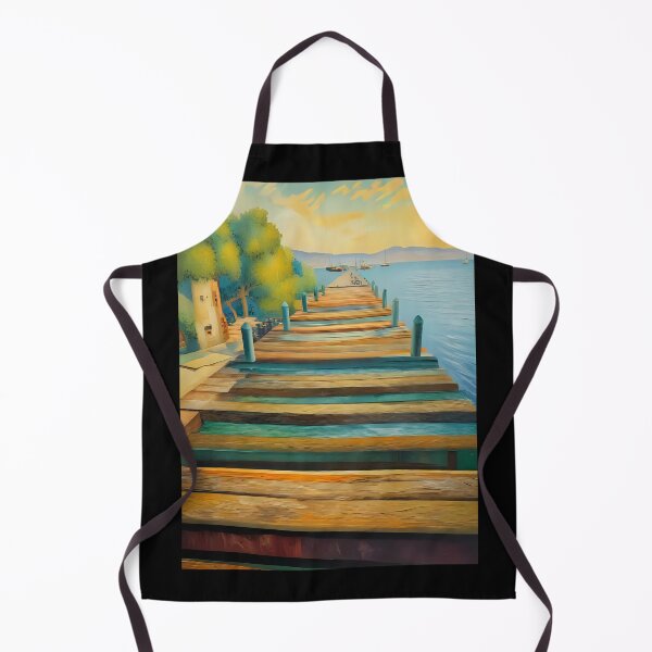 Item preview, Long dock on the water. designed and sold by Nomad-Maynard.