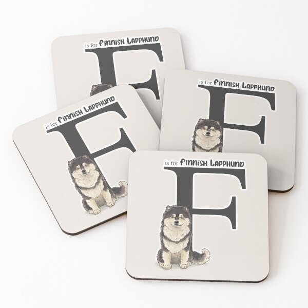 Item preview, F is for Finnish Lapphund designed and sold by Elspeth Rose Design.
