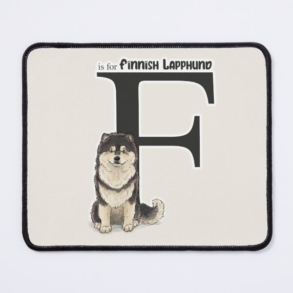 Item preview, F is for Finnish Lapphund designed and sold by Elspeth Rose Design.