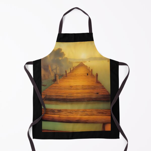 Item preview, Long dock on the water. designed and sold by Nomad-Maynard.