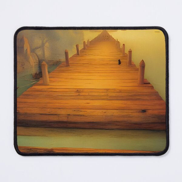 Item preview, Long dock on the water. designed and sold by Nomad-Maynard.