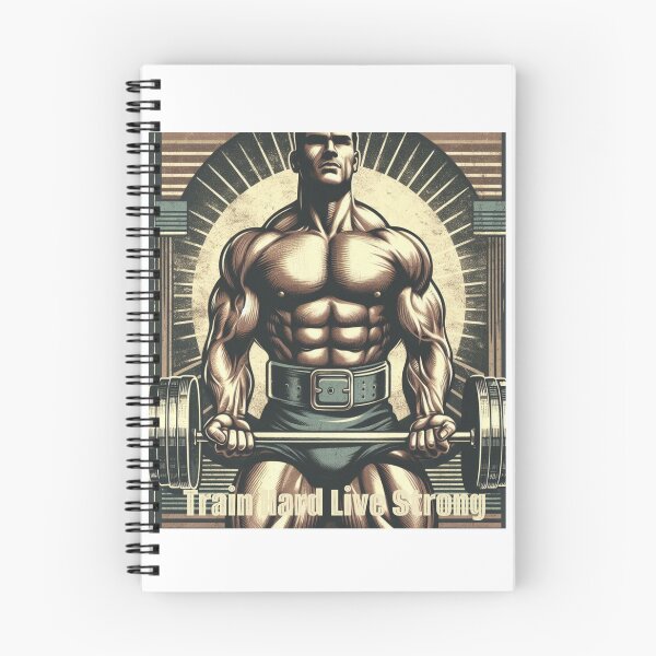 Item preview, Train Hard Live Strong Gym Style designed and sold by CrissBOOM.