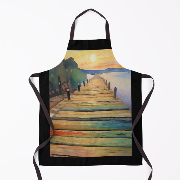 Item preview, Long dock on the water. designed and sold by Nomad-Maynard.