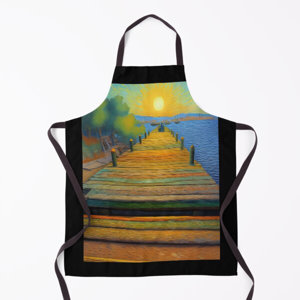 Item preview, Long dock on the water. designed and sold by Nomad-Maynard.