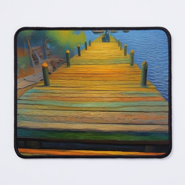 Item preview, Long dock on the water. designed and sold by Nomad-Maynard.