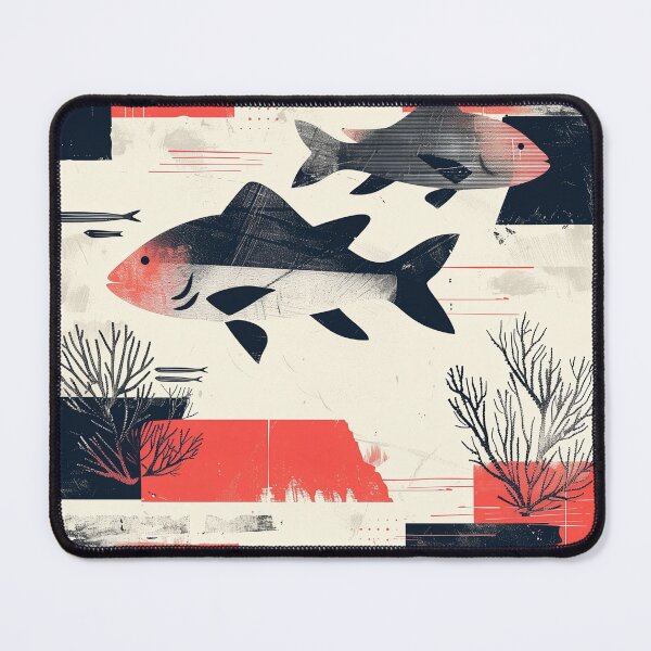 Item preview, Abstract Fish and Coral Design designed and sold by palmyst.