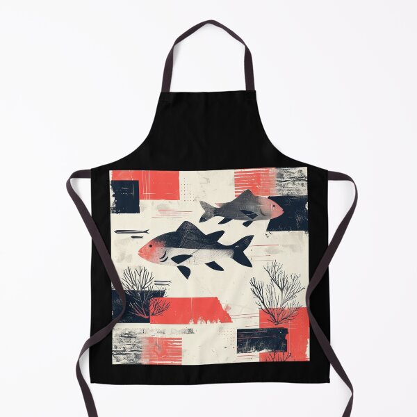 Item preview, Abstract Fish and Coral Design designed and sold by palmyst.