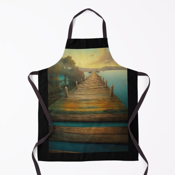 Item preview, Long dock on the water. designed and sold by Nomad-Maynard.