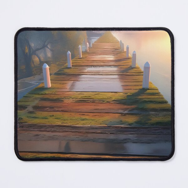 Item preview, Long dock on the water. designed and sold by Nomad-Maynard.