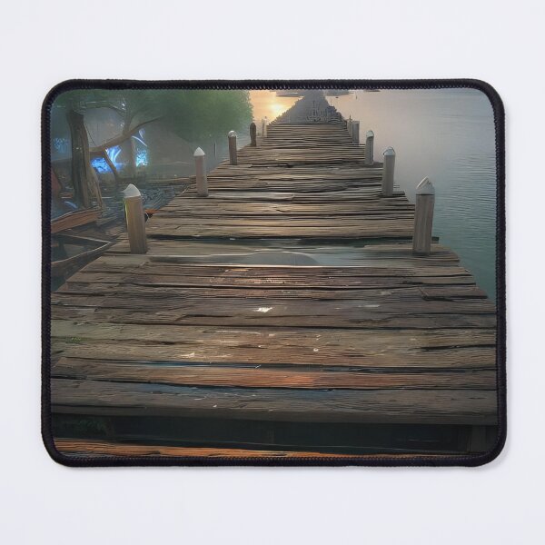 Item preview, Long dock on the water. designed and sold by Nomad-Maynard.
