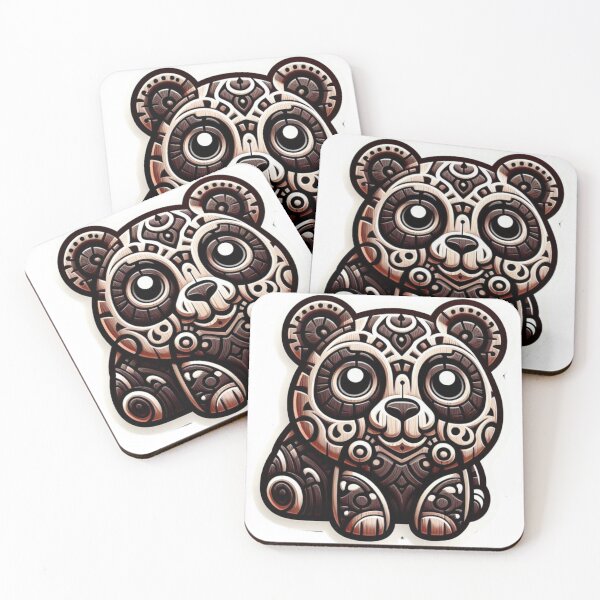 Item preview, Panda ancient arts, wood sculpture designed and sold by strongSpiritEd.