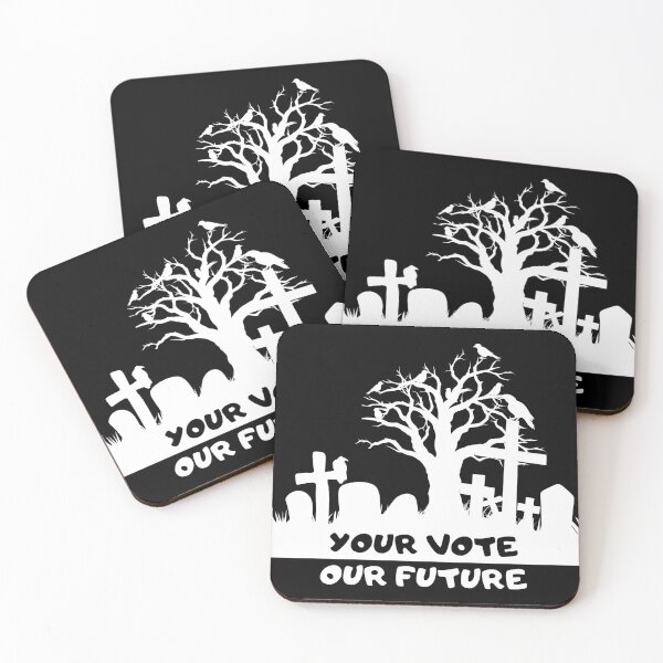 Item preview, Your Vote Our Future, Choose Wisely, White  designed and sold by Aquillashop.