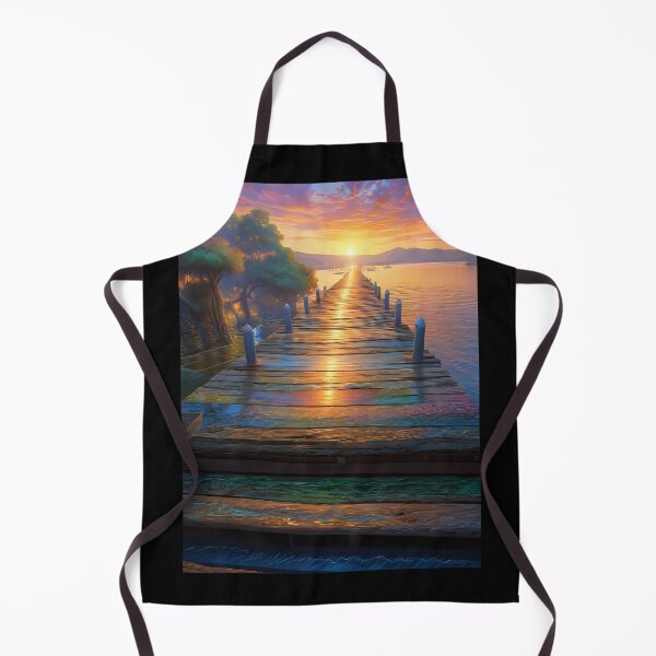 Item preview, Long dock on the water. designed and sold by Nomad-Maynard.