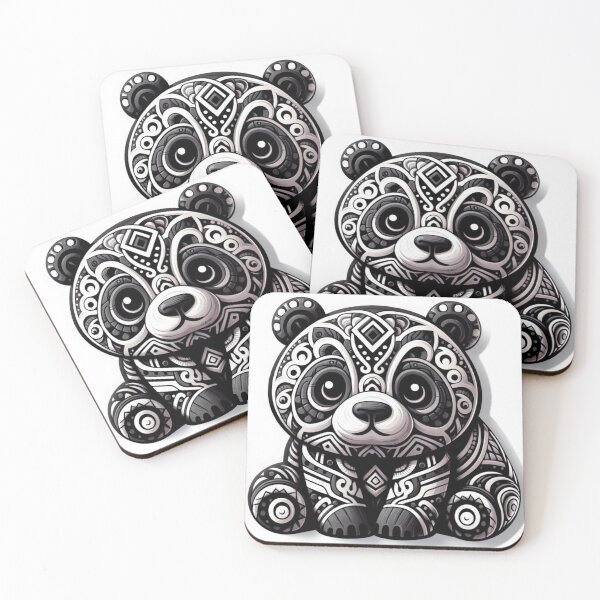 Item preview, Panda ancient arts, wood sculpture designed and sold by strongSpiritEd.