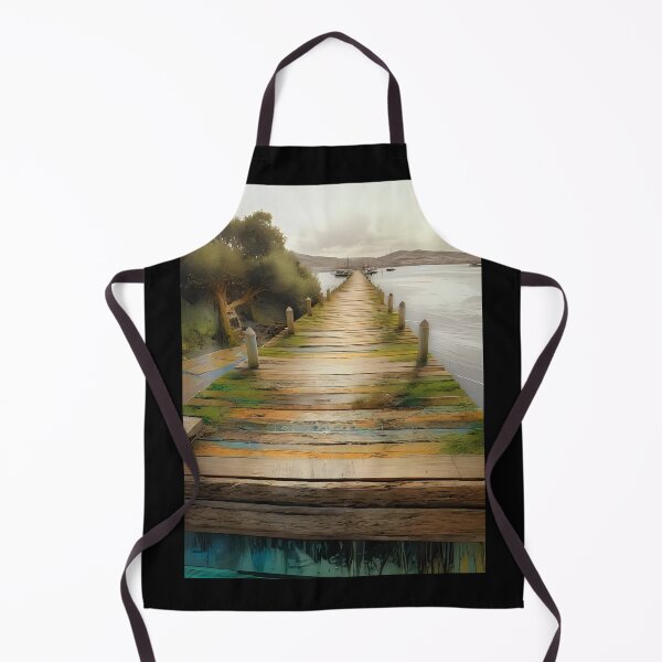 Item preview, Long dock on the water. designed and sold by Nomad-Maynard.