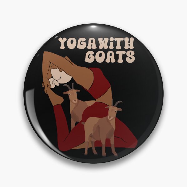 Item preview, Funny Yoga With Goats Graphic for Yoga Enthusiasts designed and sold by MTJ-Mushrooms.