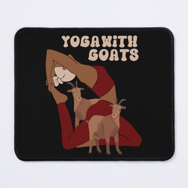 Item preview, Funny Yoga With Goats Graphic for Yoga Enthusiasts designed and sold by MTJ-Mushrooms.
