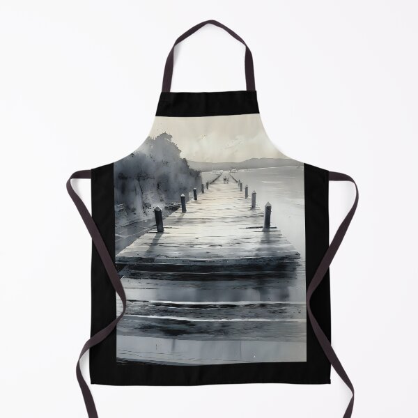 Item preview, Long dock on the water. designed and sold by Nomad-Maynard.