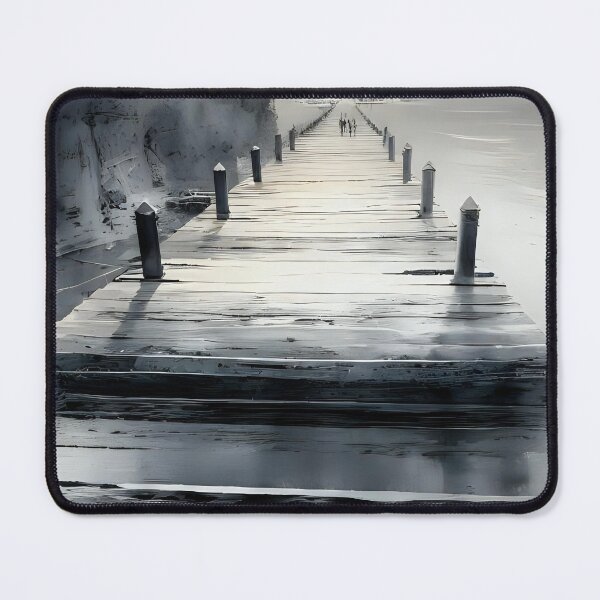 Item preview, Long dock on the water. designed and sold by Nomad-Maynard.
