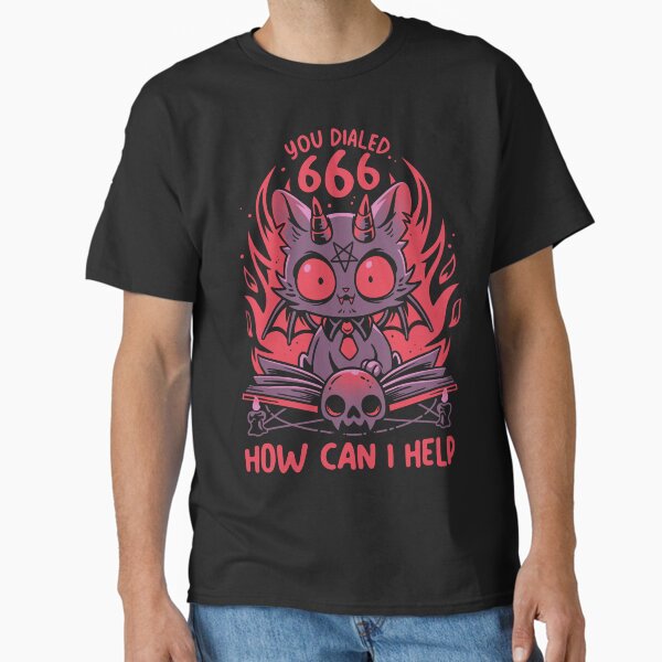 Item preview, Satanic Support Cat - Hell Demon Kitten designed and sold by Snouleaf.