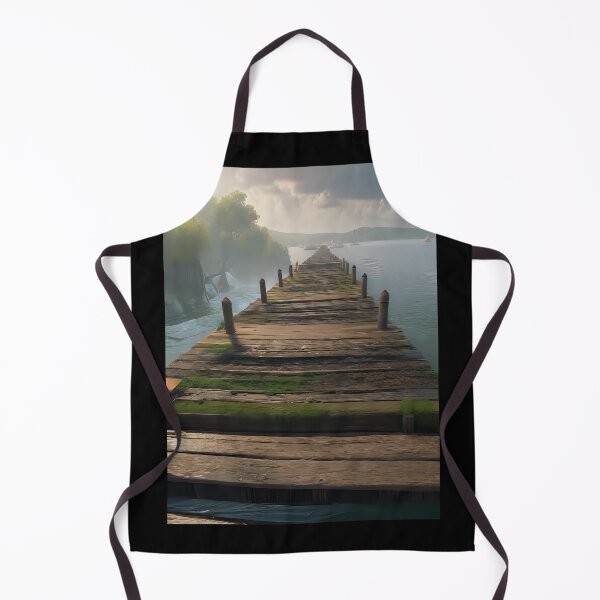 Item preview, Long dock on the water. designed and sold by Nomad-Maynard.