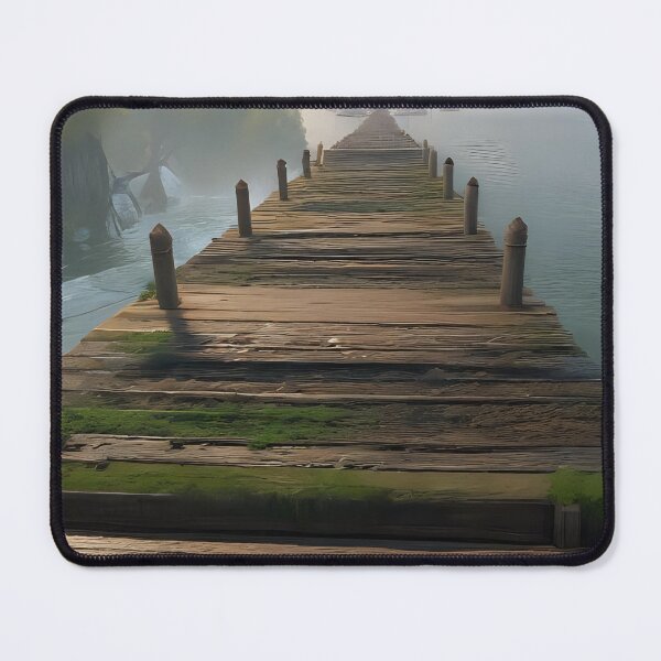 Item preview, Long dock on the water. designed and sold by Nomad-Maynard.