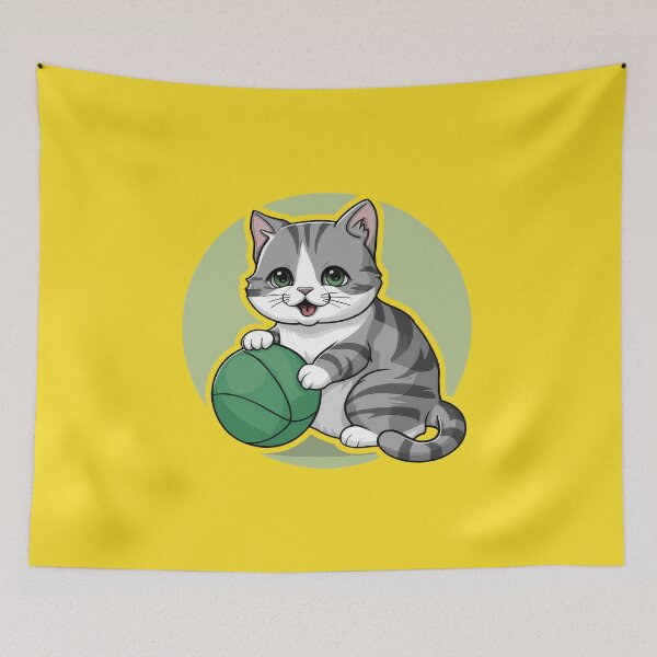 Item preview, Gray Kinkalow Playing With A Ball designed and sold by MGRcompany.
