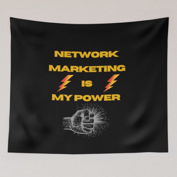Item preview, NETWORK MARKETING IS MY POWER  designed and sold by YourTrendyTees.