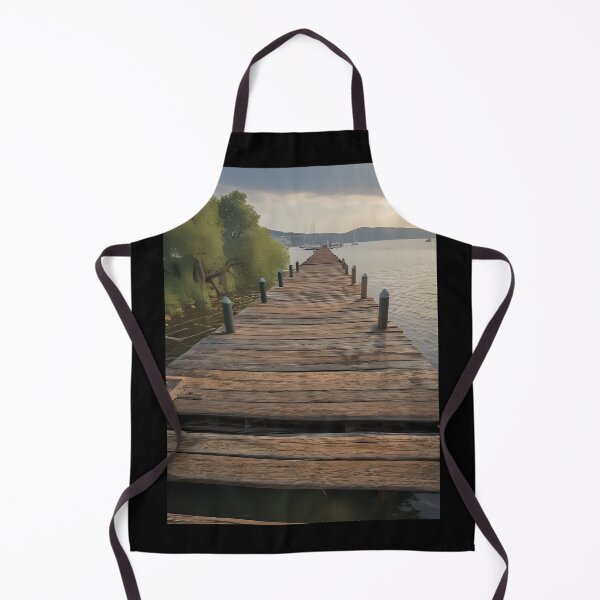 Item preview, Long dock on the water. designed and sold by Nomad-Maynard.