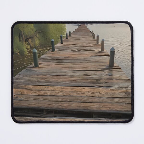 Item preview, Long dock on the water. designed and sold by Nomad-Maynard.