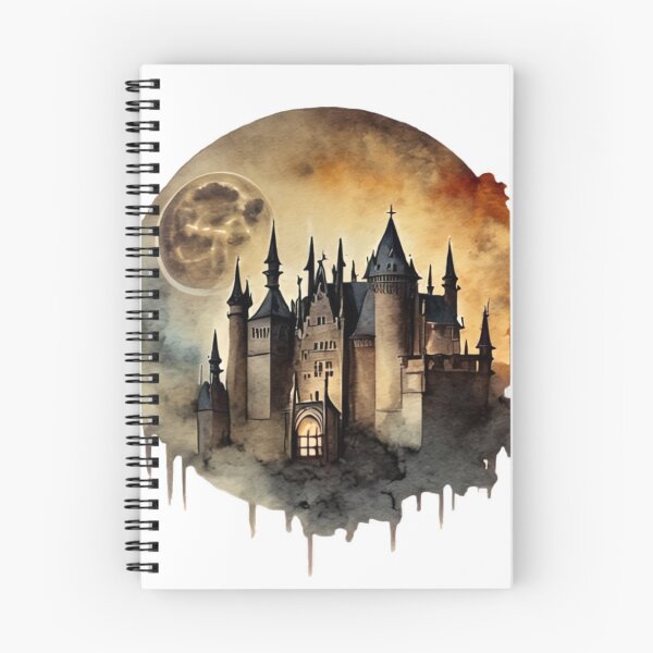 Item preview, Gothic castle at night designed and sold by Maker Magia.