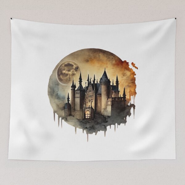 Item preview, Gothic castle at night designed and sold by Maker Magia.