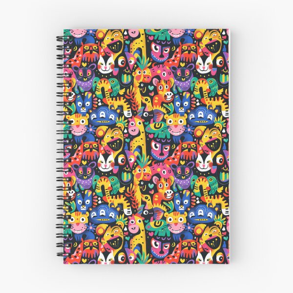 Item preview, Seamless cartoon animal pattern  designed and sold by wildpiksel.