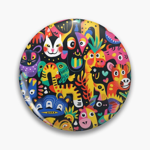 Item preview, Seamless cartoon animal pattern  designed and sold by wildpiksel.