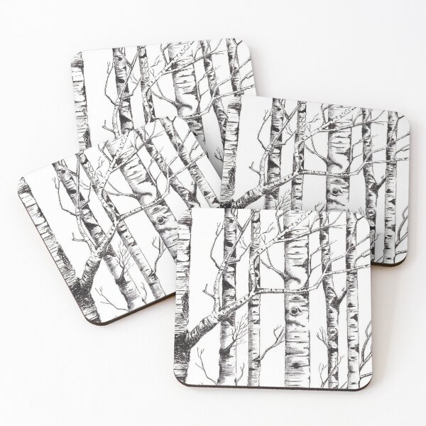 Item preview, white birches designed and sold by omgfather.