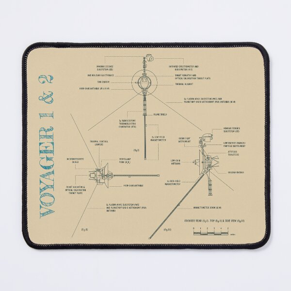 Item preview, Voyager. Deep Space Exploration Probes (Parchment) designed and sold by BGALAXY.