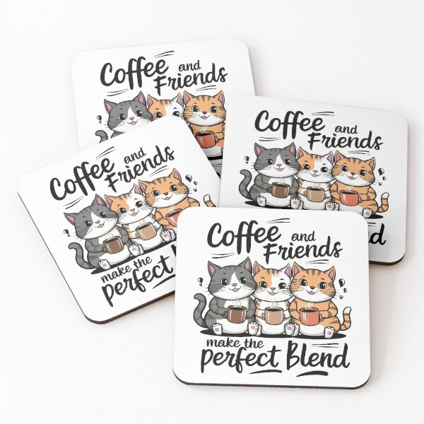Item preview, Coffee and friends make the perfect blend for coffee drinkers designed and sold by Verycutethings.