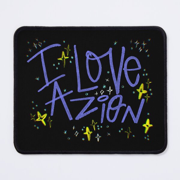 Item preview, I LOVE AZION NAME PURPLE designed and sold by GIVENGRACE.ART.