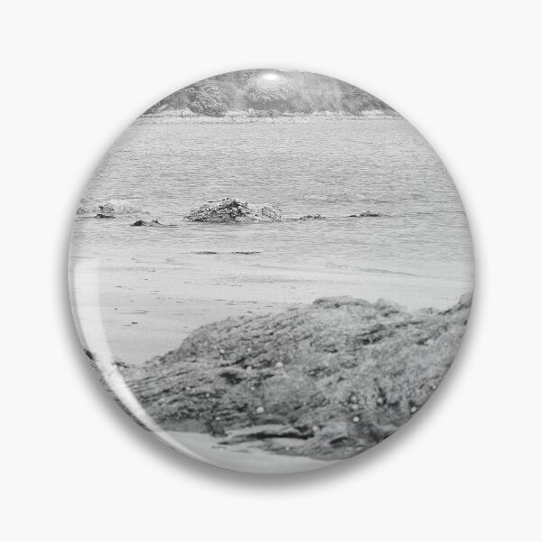 Item preview, Beach Scene Rathmullan Black and White designed and sold by eddiebarronshop.