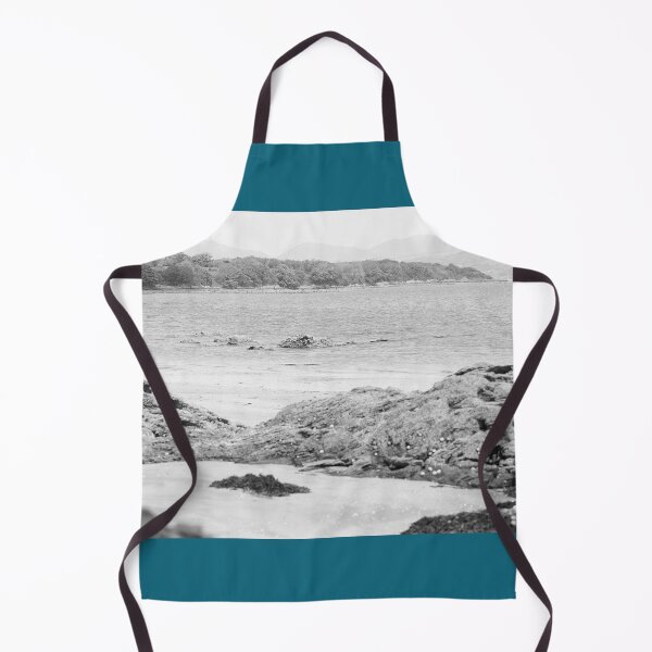 Item preview, Beach Scene Rathmullan Black and White designed and sold by eddiebarronshop.