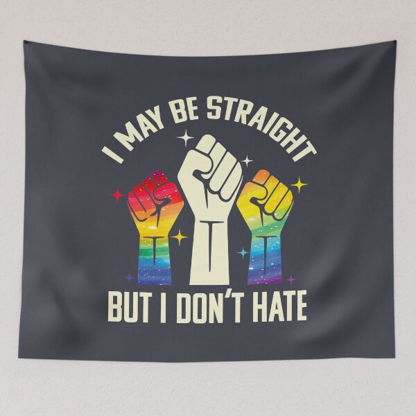 Item preview, I May Be Straight But I Don't Hate Pride Day LGBT Support designed and sold by stylesip.