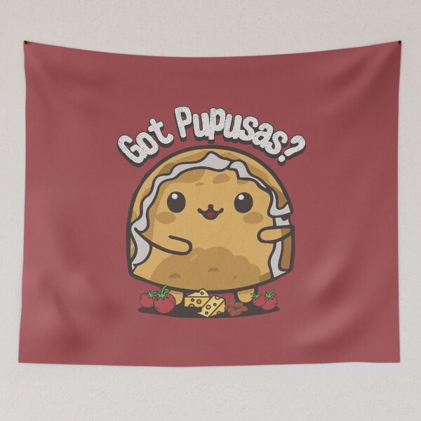 Item preview, Got Pupusas, Funny Foodie, Cute Salvadoran Dish Graphic, Gift for Food Lovers designed and sold by Sir Meow Meow.