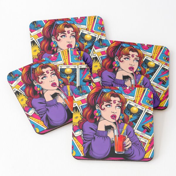 Item preview, Summer- colorful retro juice art designed and sold by Culturalnoob.