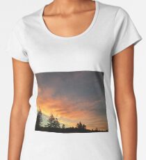 Beautiful orange/yellow sunset Women's Premium T-Shirt
