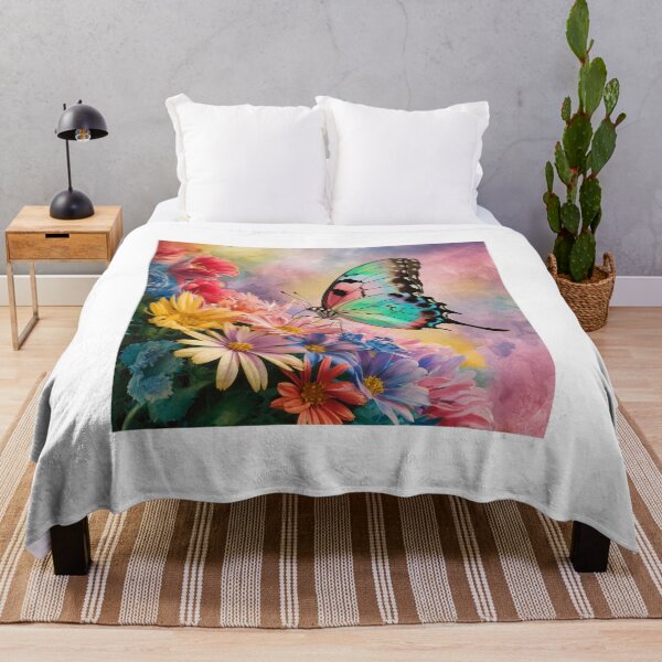 Item preview, Watercolor Butterfly on Blooms designed and sold by SellingWSarah17.