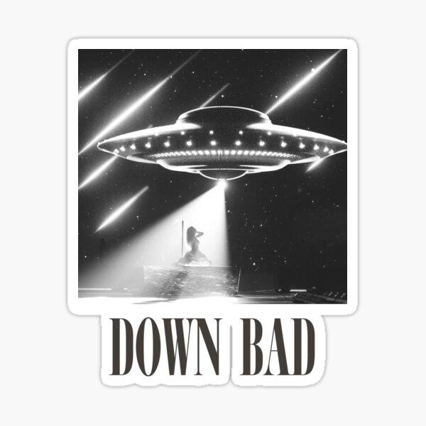 Down Bad / TTPD The Eras Tour Taylor Swift Inspired Tribute Sticker