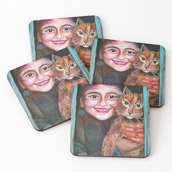 Item preview, Boy with his cat  designed and sold by Ananta78.