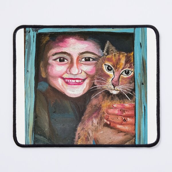 Item preview, Boy with his cat  designed and sold by Ananta78.